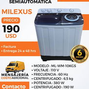 Lavadora Semiautomática Milexus de 10 KG - Img 55358671