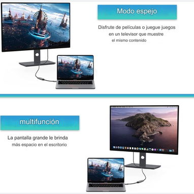 🔌 Cable Adaptador USB-C a HDMI 4K@60Hz Everiz 🌐 - Img 126073763