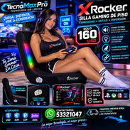 SILLA GAMING X ROCKER RGB 2.0 🔥🎮✅ Iluminación LED RGB multicolor. ✅ Sistema de sonido estéreo integrado📲 53321047 - Img 57777364