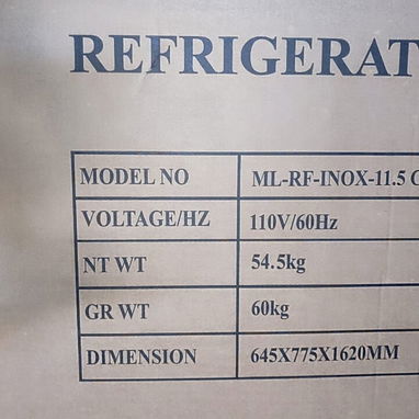 Refrigerador milexus de 11.5 pies ($560) - 3/4