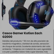 Casco Gamer Each G2000 nuevo en color azul o en rojo - Img 50691195