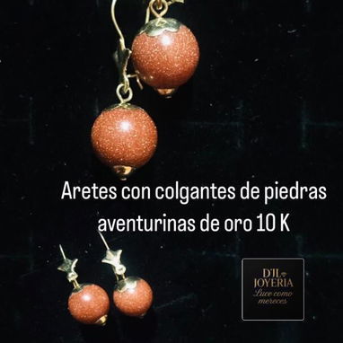 Aretes de oro 10k cadenas y mucho más escríbeme 52812401 y te envío catálogo 😉 - Img 123909248