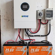 ☀️KIT SOLAR Inversor ANENJI 12KW + 2 Baterías 25.6v 100ah CTOLITY - Img 57148205