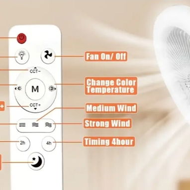 Ventilador de Techo con Luz LE - Img 122661132