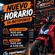 🕘 ¡Nuevo horario en Motopower! Para seguir brindándote un mejor servicio, hemos actualizado nuestro horario de atenció - Img 57941650