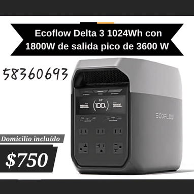 Ecoflow Delta 3 ,max 2 extra batery,Delta 3 max ...ext - Img 120599091