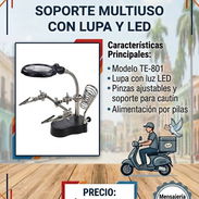 Soporte de Cautín con lupa + pinzas 18 USD. Mensajería con costo adicional. - Img 56733047