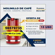 MOLINILLO CAFE 70 gramos Tlf 56579735 /(USD-MN-Eur-Zelle)/ Garantía 6m / Recogida en Marianao - Img 53932335