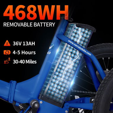 Bicicleta electrica de 3 ruedas Narrak N3 - 2/10