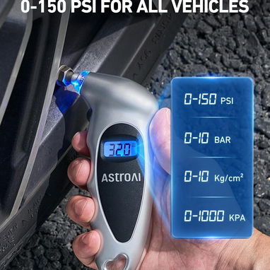 🚗 MEDIDOR DIGITAL PRESIÓN NEUMÁTICOS 150 PSI ASTROAI LCD RETROILUMINADO ENVÍO + GARANTÍA - Img 122304383