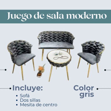 Set de sala de 4 piezas. - Img 122679445