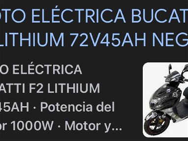 Moto eléctrica Bucatti Nueva - Img main-image-45620989