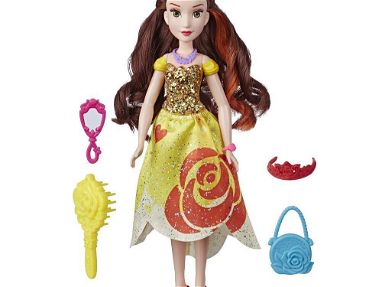 Hermosa Princesa Disney Muñeca Bella (de La Bella y la Bestia) + Accesorios Estilo Audaz, Sellada en Caja - Img 33103075