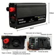 Inversor de Corriente de 12v a 110v - Img 50073231