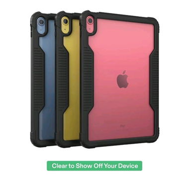 🍑Funda Rugged Slim para iPad 11" (A16) y iPad 10.ª Generación – Negra/Transparente🍑 - 4/9
