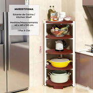 📢 Estantes (esquinero) de madera modernos, para cocina. Importados - Img 56057969