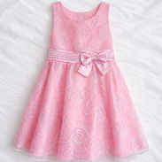 Vestido Rosado con Lazo - Img 56506732