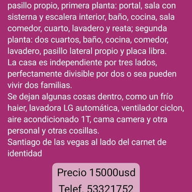 Vendo mi casa en Santiago de las Vegas, Boyeros, soy el dueño! - Img 125206712
