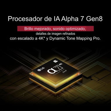 LG de 55” 4K UHD IA incorporado, alexa ,( modelo UA77 , 2025 Smart TV - Img 121869791