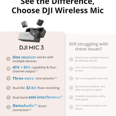🍀DJI Mic 3 – Transmisor Inalámbrico para iPhone, Android y Cámara🍀 - 9/9