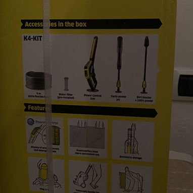 Hidrolavadora Karcher K4. A estrenar. Con boquilla de espuma. - Img 123221238