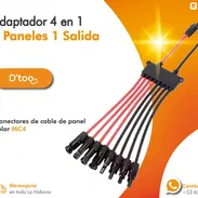 🔅Conectores para paneles solares-adaptadores solares 4 en 1-MC4-paneles solares en paralelo-mensajería incluida🔅 - Img 57399240