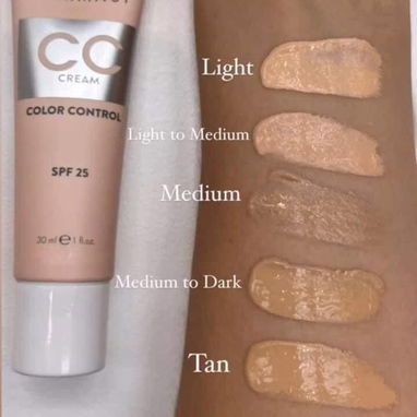 CC Cream✨Base de maquillaje con efecto corrector de color, acabado mate, cobertura media, SPF 25 y Niacinamida - 3/3