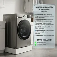 Lavadora-Secadora LG 14kg Vapor | $1060 USD | Transporte, Garantía y Factura | ¡Tecnología AI DD y TurboWash en 59 min! - Img 57860774