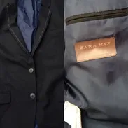 Blazer (solo el blazer) Negro de 2 botones Marca "Zara Man" (de uso) Talla M *Precio: 5.000cup ------------------------- - Img 55850248