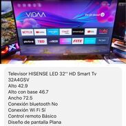 SMART TV HISENSE LED 32'' TELEVISOR - Img 45555960
