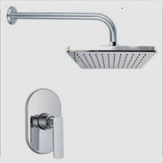 Llave mezcladora monomando para ducha con su plafón cuadrado de 8 pulgadas - Img 55183679