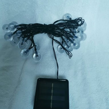 Guirnaldas de luces calidad con paneles solares - 3/5