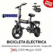 🔋⚡ 🚲 BICICLETA ELÉCTRICA PLEGABLE SPORT ⚡ - Img 58158476