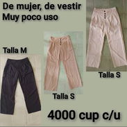 Pantalones de vestir de mujer beige, negro y carmelita ($4000) - Img 57176291