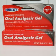 Gel analgésico oral 🎀 gel oral para dolores bucales 💬 analgésico oral fuerte, quita dolores al momento 💯 - Img 50806420