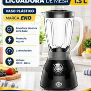 Batidora Licuadora de 1.5L marca EKO 🔷️ $33 - Img 58043613