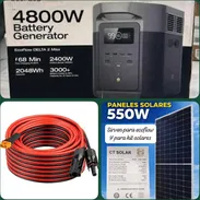 Ecoflow delta 2 max con panel de 550 y cable para la conexión.Llega y pon. - Img 55189355