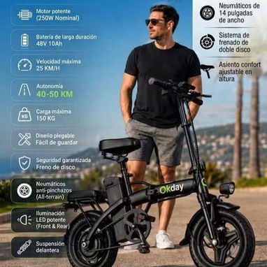 Bicicleta electrica Okday - 2/2