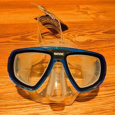 ----Careta, Máscara de buceo Seac Extreme con lentes de cristal templado y snorkel - Img 125443294