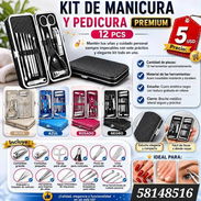 KIT DE MANICURA Y PEDICURA PREMIUM 12 PCS - Img 55991410