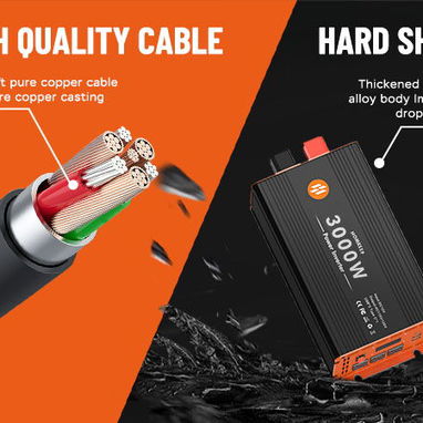 Inversor Homkeep 3000 watts continuos, 6000watts pico - 9/10