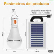 Bombillos recargables con panel solar - Img 56306959
