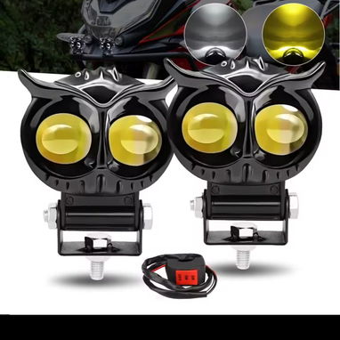 Pareja de neblineros de moto con forma de búho muy chulos tiran duro. - Img 102588809
