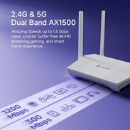 GANGA ROUTER U-SPEED Router AX1500 WiFi 6 Doble Banda 1.5Gbps con Puertos Gigabit y EasyMesh (SELLADOS) 63142460 - Img 56867751