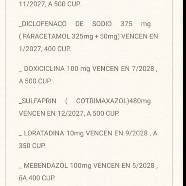 BENADRILINA DIFENIHIDRAMINA 25 VENCEN EN enero/2029.mg - Img 119621355