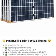 Panel Solar Boviet 540W Nuevo en caja - Img 56944293