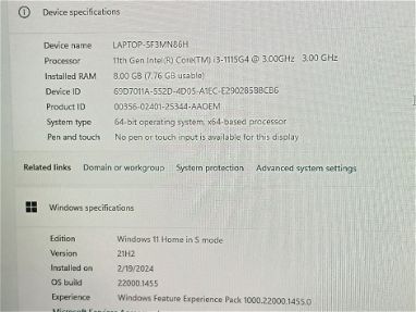 Vendo laptop hp nueva core i3 de oncena generacion - Img 64888053