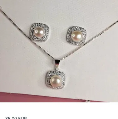 JOYAS DE PLATA 925, 950 CON PERLAS. ANILLOS+CADENAS+ARETES+ANILLOS. COMPROMISO+MATRIMONIO+REGALO+COMPROMISO - Img 79801698