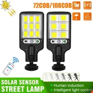 Lámpara solar para exteriores con sensor de movimiento, 4 modos, impermeable IP65. Nueva en su caja! - Img 54666833