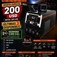 Máquina de soldar 5 en 1: MMA, MIG a gas, MAG, hilo tubular sin gas, TIG Lift y punto, 110 y 220v - Img 52419372